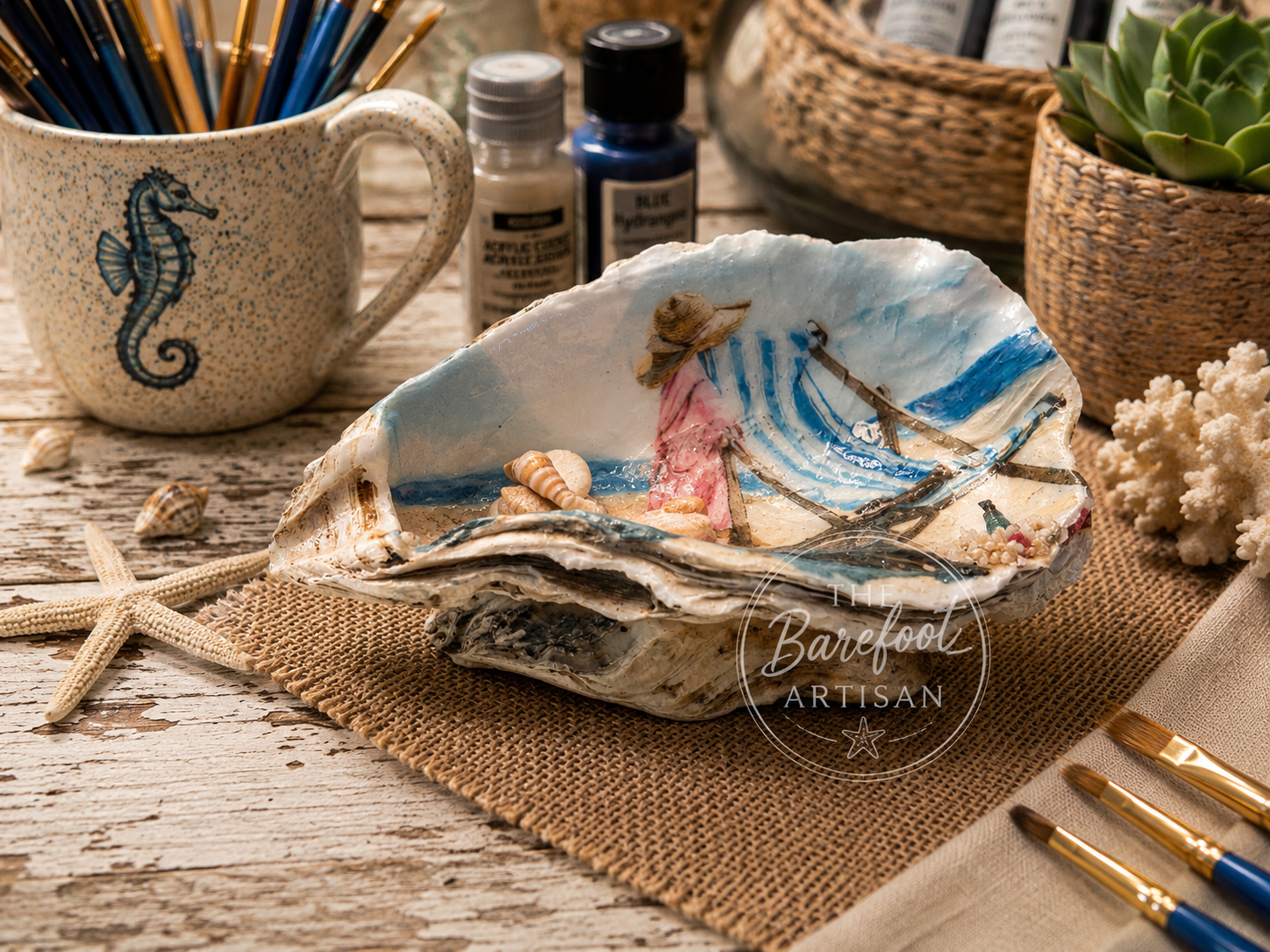 Beach Chair – Sand & Shell Oyster