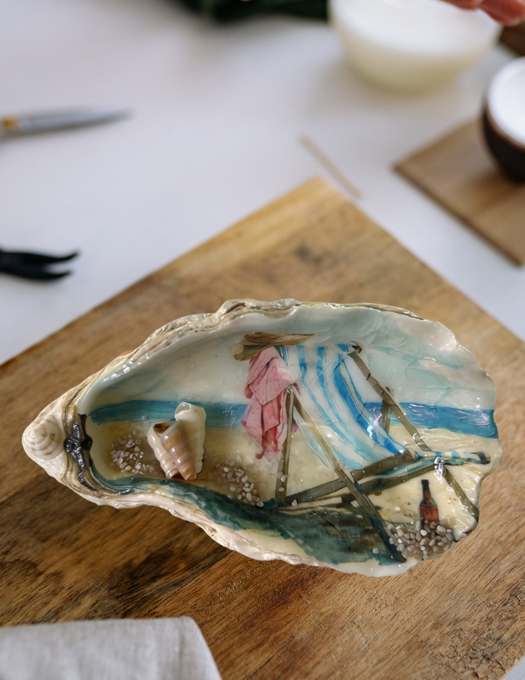 Beach Chair – Sand & Shell Oyster