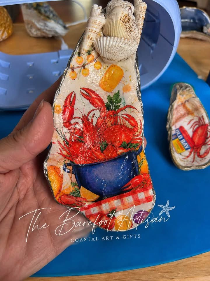 Lobster Boil — Embellished Oyster Shell