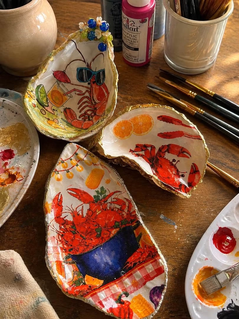Lobster Boil — Embellished Oyster Shell