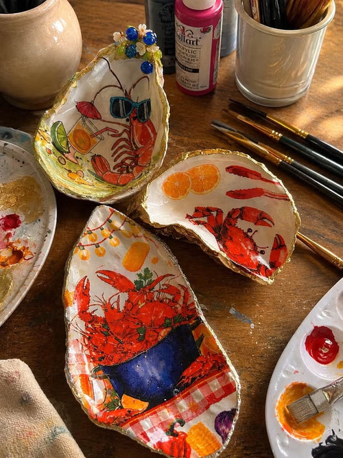 Lobster Boil — Embellished Oyster Shell