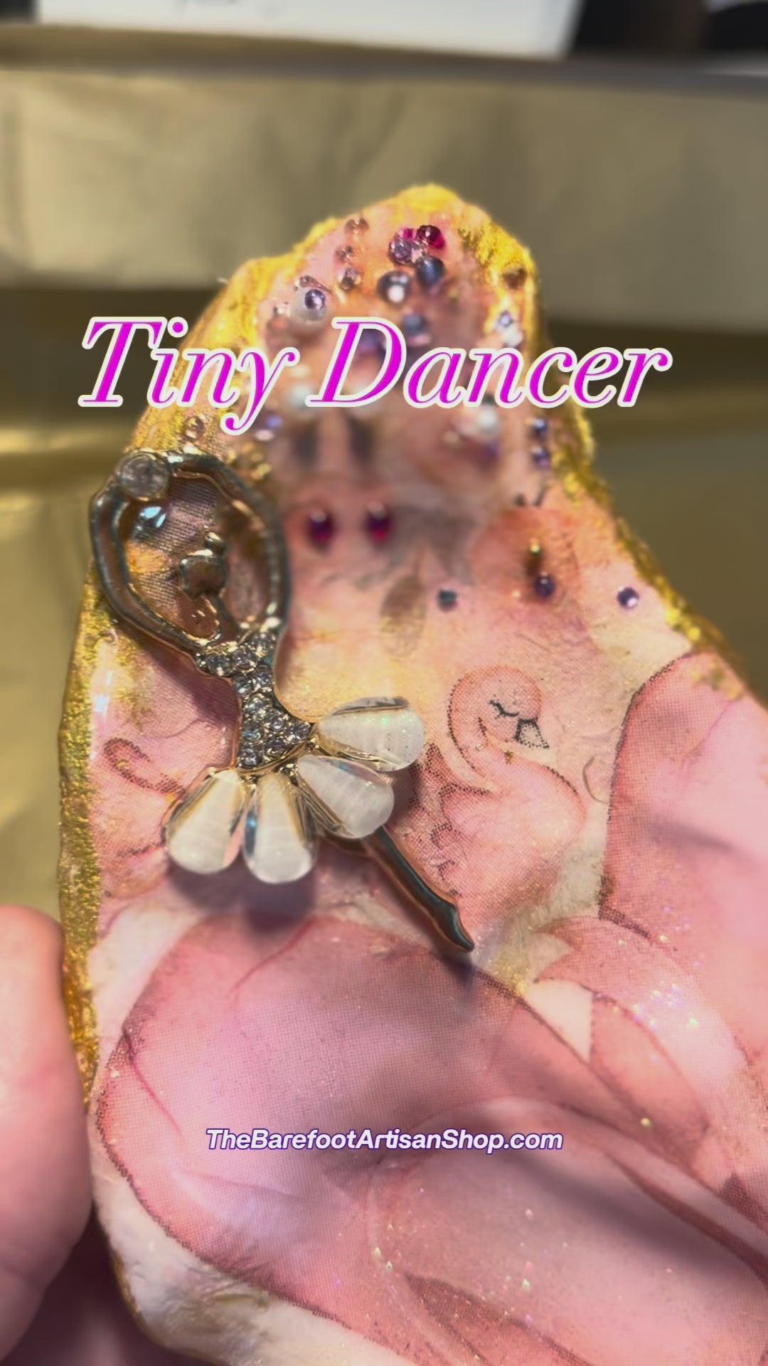 en Pointe - Tiny Dancer 🧑🏼‍🩰with stand. 5-6+” shell only